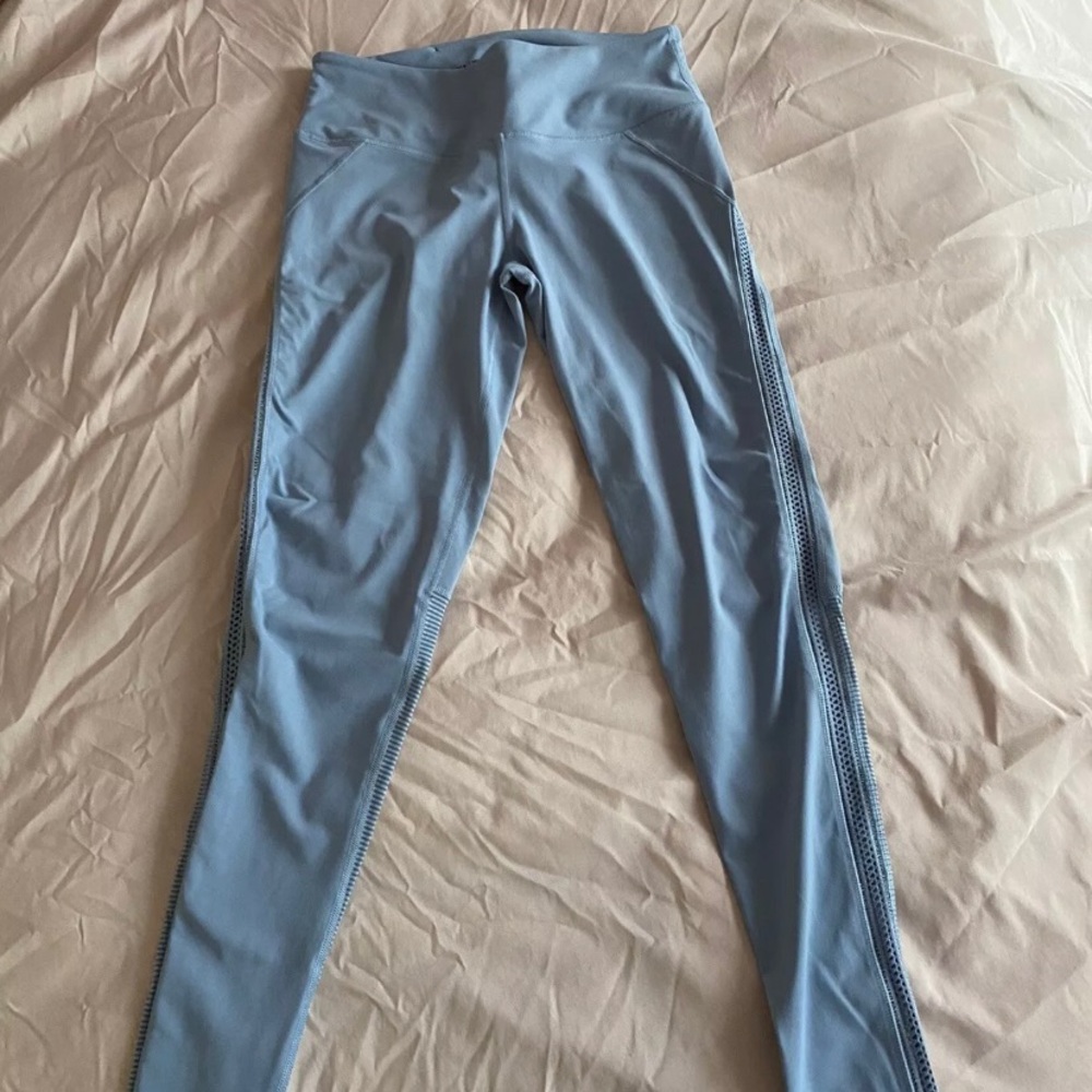 Light Blue High-Waisted Leggings